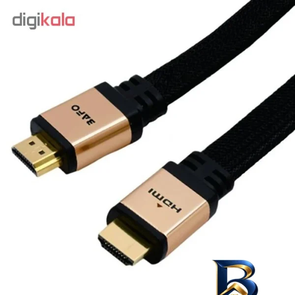 نمای بسته بندی کابل HDMI بافو مدل BF-۰۱ طول ۳ متر اصل برچسب و بسته بندی