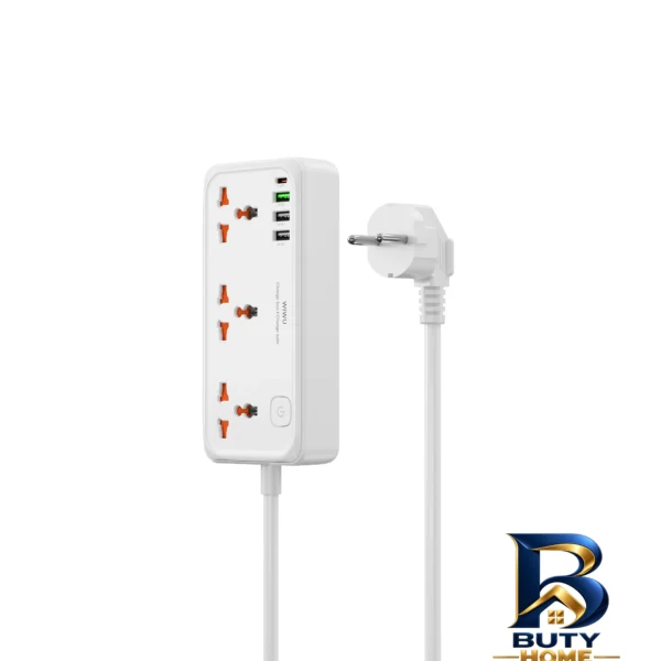 نمای جزئیات چندراهی برق ویوو مدل Wi-S۰۰۵ اصل نمای نزدیک بافت پرز