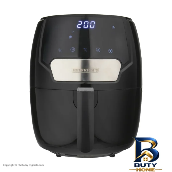 نمای بسته بندی سرخ کن بدون روغن هنریچ مدل Air fryer HRF-۸۲۱۲ اصل برچسب و بسته بندی