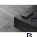نمای جزئیات چندراهی برق پرودو مدل PB-۳ACC۲CM-BK اصل نمای نزدیک بافت پرز
