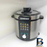 نمای بسته بندی زودپز برقی ۶ لیتری هنریچ مدل GS -1360 برچسب و بسته بندی