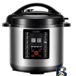 نمای بسته بندی زودپز سونیفر مدل Sf-۴۰۳۲ اصل برچسب و بسته بندی