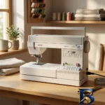نمای بسته بندی چرخ خیاطی کاچیران مدل نیولایف 1139 D برچسب و بسته بندی