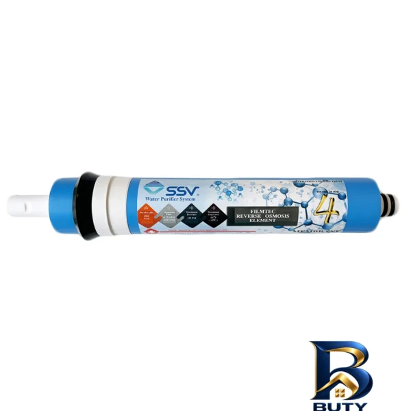 نمای بسته بندی فیلتر دستگاه تصفیه آب اس وی مدل Membrane 13 L برچسب و بسته بندی