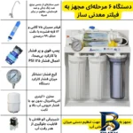 نمای جزئیات دستگاه تصفیه کننده آب آکوا پیورست مدل ATA-7006 با فیلتر 6 عددی نمای نزدیک دانه