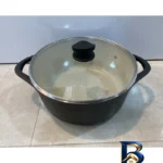 نمای بسته بندی قابلمه عروس ویکتوریا با روکش گرانیتی برچسب و بسته بندی