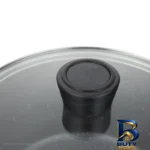 نمای بسته بندی قابلمه تکنو ونوس با روکش گرانیت و در شیشه ای برچسب و بسته بندی