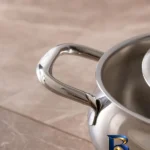 نمای بسته بندی قابلمه استیل مادام کوکو مدل Vera با طراحی زیبا برچسب و بسته بندی