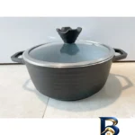 نمای بسته بندی قابلمه عروس کلاسیک با روکش گرانیتی برچسب و بسته بندی