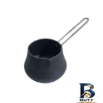 نمای بسته بندی سرویس قابلمه و تابه گرانیتی ۱۸ پارچه بالنتین مدل لبخند برچسب و بسته بندی
