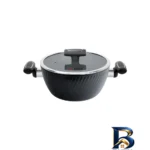 نمای بسته بندی سرویس قابلمه و تابه گرانیت ۱۴ پارچه ام جی اس مدل ماینز برچسب و بسته بندی