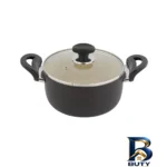 نمای بسته بندی سرویس پخت و پز گرانیت ۵ پارچه مدل پارمیس عروس برچسب و بسته بندی