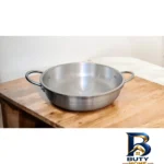 نمای بسته بندی سرویس تابه آلومینیومی ۳ پارچه وایت استون مدل سپنتا برچسب و بسته بندی