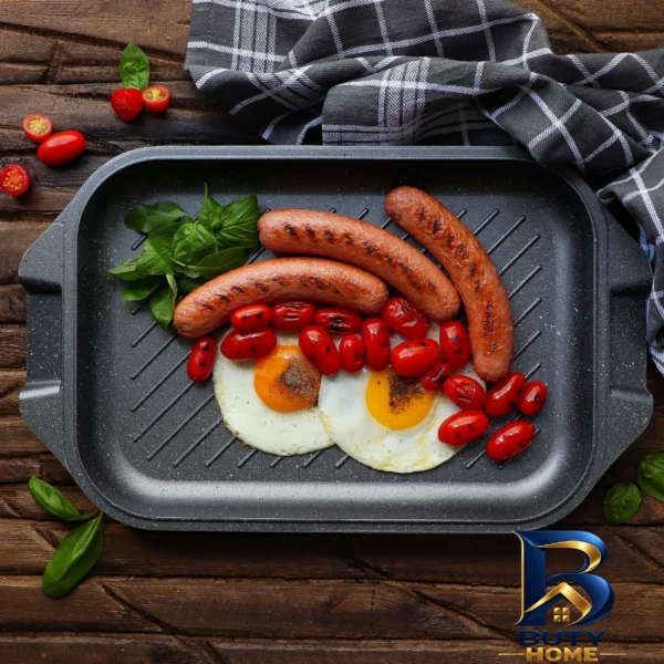 نمای جزئیات سرویس قابلمه و تابه گرانیت ۲۶ پارچه تکنو مدل آناهیتا نمای نزدیک دانه