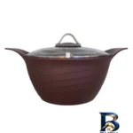 نمای بسته بندی سرویس قابلمه و تابه گرانیتی ۱۶ پارچه مدل مایا برچسب و بسته بندی