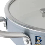 نمای بسته بندی سرویس تابه ۴ پارچه مادام کوکو مدل Titanium Professional برچسب و بسته بندی