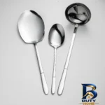 نمای جزئیات سرویس کفگیر و ملاقه ۳ پارچه جی فی نی مدل ۰۶ نمای نزدیک دانه