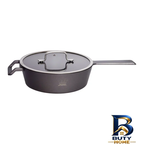 نمای بسته بندی سرویس قابلمه و تابه گرانیتی ۱۲پارچه اس جی مدل B برچسب و بسته بندی