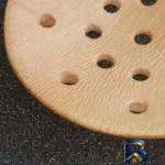 نمای جزئیات سرویس کفگیر و ملاقه ۷ پارچه چوبلمه مدل Z۷ اصل نمای نزدیک دانه