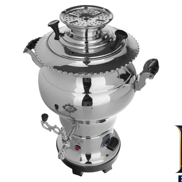 نمای جزئیات سماور برقی عالی نسب مدل Silver با ظرفیت 7 لیتر نمای نزدیک دانه