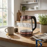 نمای بسته بندی کتری برقی دسینی مدل DS-۳۱SS گنجایش ۲.۲ لیتر اصل برچسب و بسته بندی
