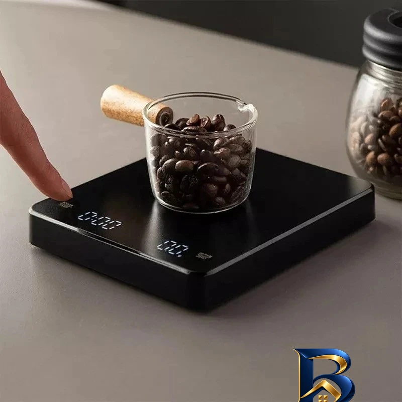 نمای بسته بندی ترازوی آشپزخانه مدل Scale C۳۱۹ اصل برچسب و بسته بندی