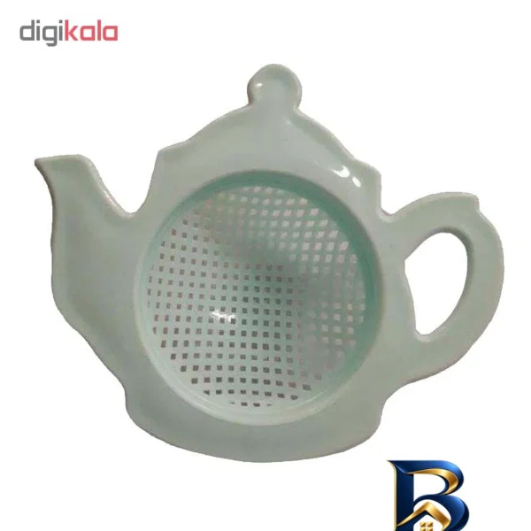 نمای بسته بندی صافی چای با طرح قوری کد 043 برچسب و بسته بندی