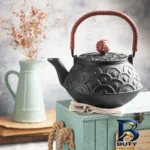 نمای بسته بندی کتری چدن نالینو مدل Fiorenza با طراحی زیبا برچسب و بسته بندی