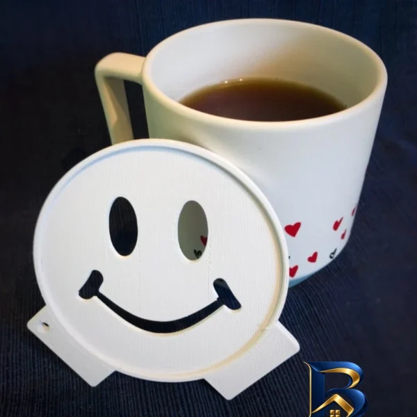 نمای بسته بندی شابلون قهوه مدل Smile با طراحی زیبا برچسب و بسته بندی
