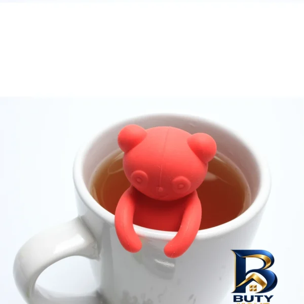 نمای بسته بندی صافی چای جی فی نی مدل PANDA 01 بسته 3 عددی برچسب و بسته بندی