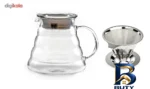 نمای بسته بندی ست قهوه ساز مدل ۰۵ اصل برچسب و بسته بندی
