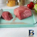 نمای بسته بندی تخته گوشت یزدگل مدل 552 با کیفیت عالی برچسب و بسته بندی