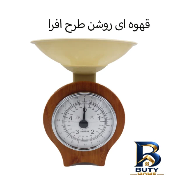 نمای بسته بندی ترازو آشپزخانه بهاز کالا مدل ایستاده کد 5K برچسب و بسته بندی