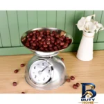 نمای بسته بندی ترازو آشپزخانه دیجیتال یونیک مدل ۶۵۰۴ حداکثر ظرفیت قابل اندازه گیری ۵ کیلوگرم با دقت ۱ گرم اصل برچسب و بسته بن