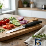 نمای بسته بندی چاقو اشپزخانه جی فی نی کد G-۰۱ اصل برچسب و بسته بندی