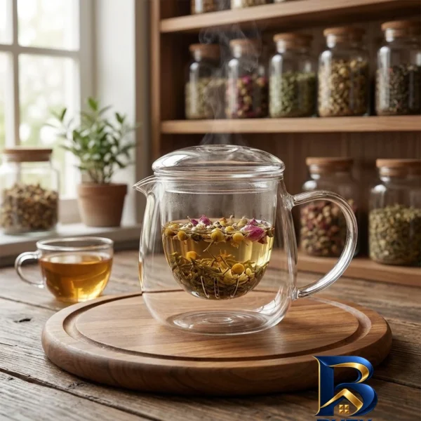 نمای بسته بندی دمنوش ساز ۳۰۰ml (با شعله مستقیم)مدل KINYU TEA FOR ONE TZ۰۰۲ اصل برچسب و بسته بندی
