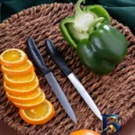 نمای بسته بندی تخته گوشت مدل ۱۲ میل کد ase-۲۵۴ مجموعه ۳ عددی اصل برچسب و بسته بندی