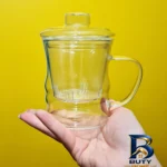 لیوان دمنوش ساز - نمای جلو - طراحی و جزئیات کلیدی