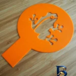 نمای بسته بندی شابلون قهوه مدل قورباغه با کیفیت عالی برچسب و بسته بندی