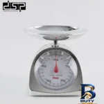 نمای بسته بندی ترازو آشپزخانه آنالوگ دی اس پی مدل KD۷۰۴۰ حداکثر ظرفیت قابل اندازه گیری ۵ کیلوگرم با دقت ۰.۰۴ گرم اصل برچسب و