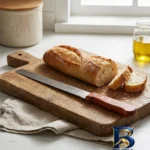 نمای بسته بندی چاقو برش کیک و نان مدل Sb برچسب و بسته بندی
