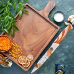 نمای بسته بندی چاقو آشپزخانه مدل SE-۷۰T اصل برچسب و بسته بندی