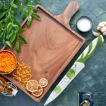 نمای بسته بندی چاقو آشپزخانه مدل SE-۵۰T اصل برچسب و بسته بندی