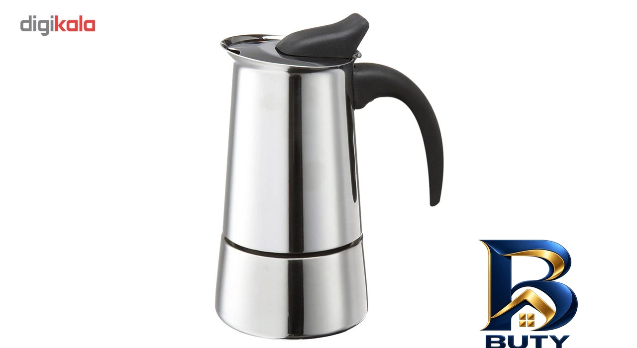 نمای بسته بندی قهوه جوش رومکس مدل MN 6 Cups برچسب و بسته بندی