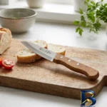 نمای بسته بندی چاقو زولینگن مدل اره ای مخصوص آشپزخانه برچسب و بسته بندی