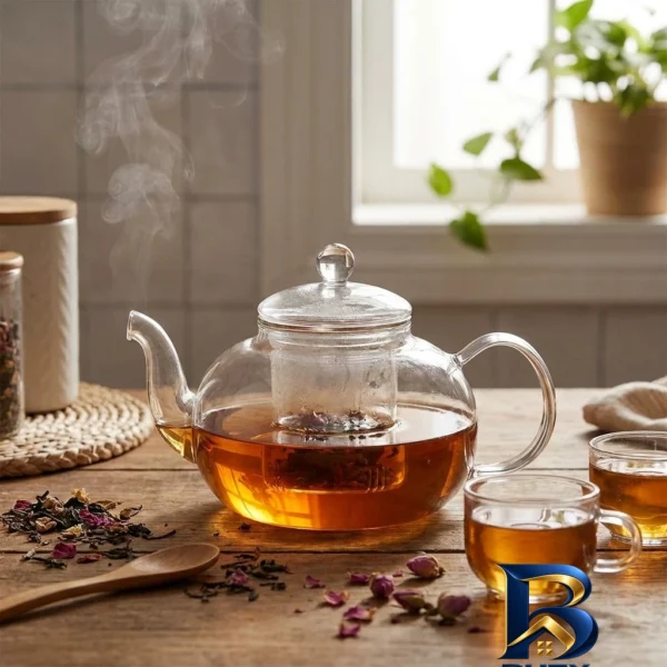 نمای بسته بندی قوری رهام کد ۸۸۷۴ اصل برچسب و بسته بندی
