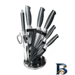 نمای بسته بندی سرویس چاقو آشپزخانه ۸ پارچه پارادایس مدل HS-۲۰۱۰ اصل برچسب و بسته بندی
