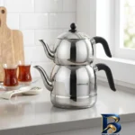 نمای بسته بندی ست کتری و قوری کرکماز مدل A۱۹۴ اصل برچسب و بسته بندی