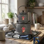 نمای بسته بندی کتری و قوری بی نظیر مدل پودری برچسب و بسته بندی