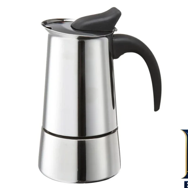 نمای بسته بندی قهوه جوش مدل MN 2 Cups برند رومکس برچسب و بسته بندی